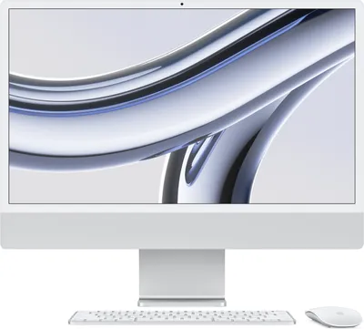 Produktbild von Apple iMac 4.5K (24") M3 8/10-Core/8GB/256GBSSD/Silber MacOS