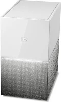 Image de Western Digital My Cloud™ Home Duo, NAS, 16 To, blanc/argenté