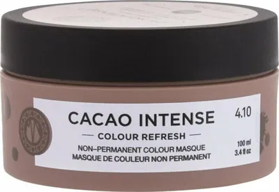 Produktbild von Maria Nila Cacao Intense, 100 ml, Frauen, Schwarz, Braun, Anti-Frizz, Feuchtigkeitsspendend, Nährend, Auffrischend, Glanz, Glättend, Arganöl, Topf