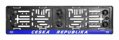 Zdjęcie produktu dla Podkładka pod tablice rejestracyjne Czechy-UE
