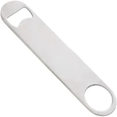 Produktbild von Flaschenöffner Flaschenlöser Folienschneider - Edelstahl - 2 x 40 x 180 mm - Silber - Für Bar und Zuhause