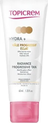 Obrázok produktu pre Topicrem HYDRA+ Radiance Progressive Tan pleťový krém pre zjednotenú a rozjasnenú pleť 40 ml