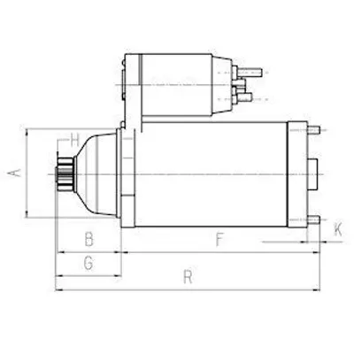 Productafbeelding van HC-Cargo 114297 Startmotor, 1,2 kW, voor BMW 3 Touring (E91), 12V
