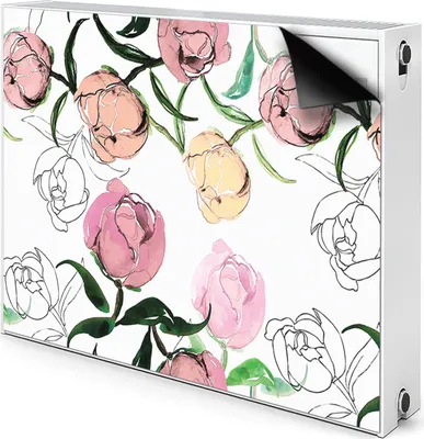 Produktbild von Magnet Heizkörper Heizkörper-Abdeckung Heizkörperabdeckung 90x60 cm  - Peonish