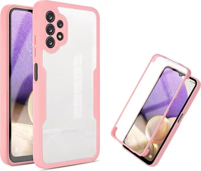 Immagine prodotto di Custodia Samsung Galaxy A32 5G, protezione completa a 360° con protezione del display integrata per Samsung A32 5G Rosa