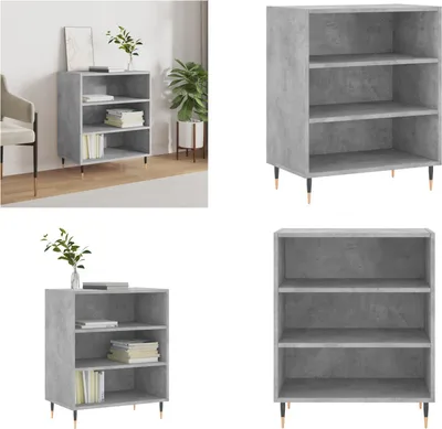 Produktbild von vidaXL Sideboard Betongrau 57x35x70 cm Holzwerkstoff - Sideboard - Sideboards - Lagerschrank - Buffet