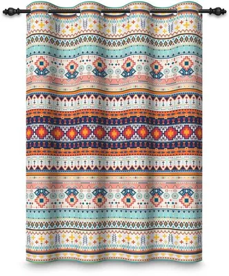 Productafbeelding van Boho Gordijn 107 x 160 cm met Oogjes