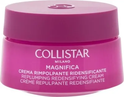 Zdjęcie produktu dla Collistar Magnifica Replumping Redensifying Cream Rich Texture, Krem na dzień i na noc, Kobiety, Skóra uniwersalna, Twarz, Szyja, Przeciwstarzeniowy, Krem przeciwzmarszczkowy, Ujędrniający, Spulchnianie, 50 ml