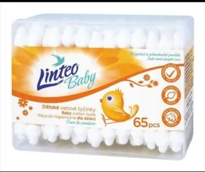 Obrázok produktu pre Vatové tyčinky Linteo Baby 65 ks