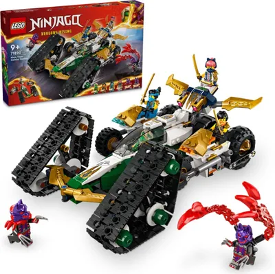 Obrázek produktu pro LEGO NINJAGO Tým nindžů a kombo vozidlo, Sada na stavění, 9 rok/roky, Plast, 576 kusů, 955 g