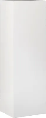 Produktbild von FACKELMANN Midischrank NEW YORK / Badschrank mit Soft-Close-System / Maße (B x H x T): ca. 33 x 102 x 28 cm / hochwertiger Schrank fürs Badezimmer / Schrank mit 1 Tür / Korpus: Weiß / Front: Weiß