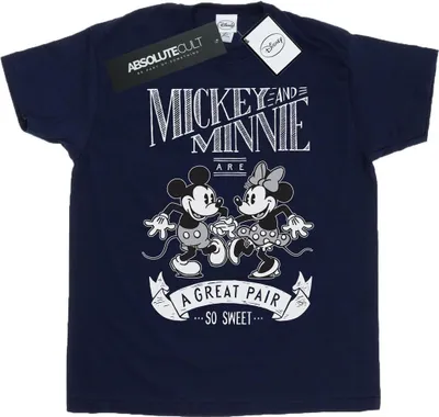 Produktbild von Disney - "Great Pair" T-Shirt für Damen BI50646 (M) (Marineblau)