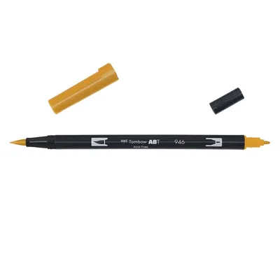 Produktbild von Tombow Tombow ABT Dual Brush Pen 946 Goldocker