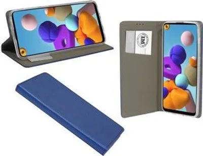 Obrázok produktu pre Puzdro typu kniha "Smart" kompatibilné s mobilným telefónom SAMSUNG GALAXY A21S ( A217F ) Peňaženkové puzdro Ochranný kryt s funkciou stojana, slot na kartu Blue