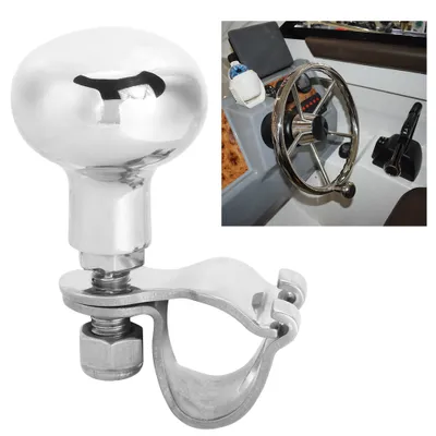 Immagine prodotto di 316 Manopola del volante in acciaio inox Maniglia a sfera ausiliaria Booster Accessori per barche