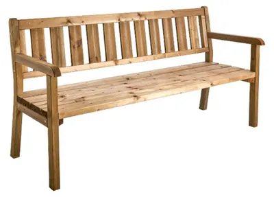 Produktbild von 3-Sitzer-Bank Linderud 61 x 93 x 168 cm Kiefer Natur