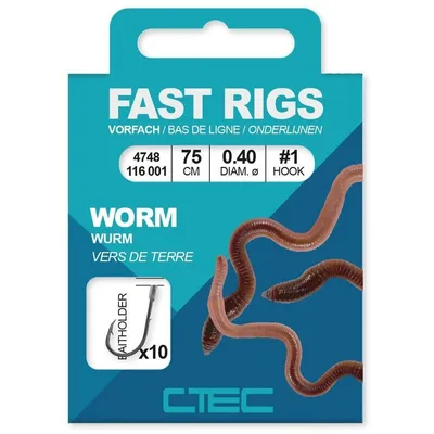 Produktbild von Spro C-Tec Wurmhaken gebunden Größe 6