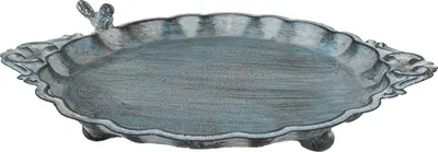Zdjęcie produktu dla Karmnik dla ptaków Clayre & Eef 37x29x5 cm niebieski żelazny