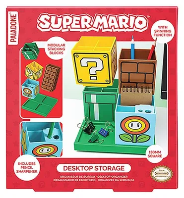 Produktbild von Super Mario Bros Schreibtisch-Organizer, 15 cm Größe