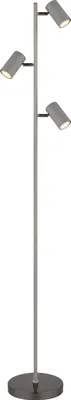 Produktbild von Globo Lighting Stehleuchte Metall schwarz-chrom, 3x GU10