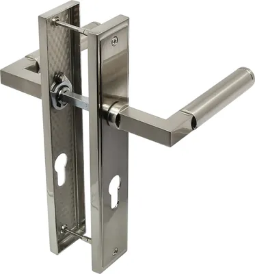 Produktbild von Türbeschlag 2310 Camilla LS PZ Nickelmatt Baustil Türdrücker Türklinke Türgriffe