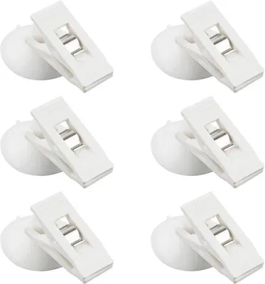 Zdjęcie produktu dla 6 mocnych przyssawek o średnicy 3,5 cm do prysznica, okien i lodówki
