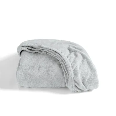 Produktbild von Cinderella Cinderella - Spannbetttuch - Frottee - 180x200/210 cm - Bis zu 30 cm Matratzenhöhe - Hellgrau