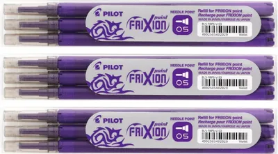 Produktbild von Pilot FriXion Point Ersatzminen 0.5 violett - 9er-Set