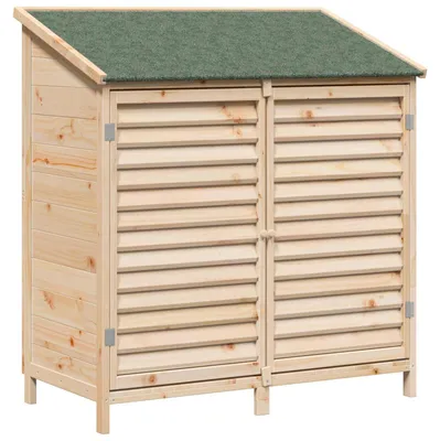 Produktbild von vidaXL Garten Shed Natur 106 x 56 x 113,5 cm Massivholz aus Fichte