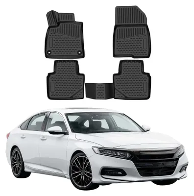 Image de OMAC Tapis de sol pour Honda Accord mk10 2020-2022 Facelift caoutchouc Noir 4Pcs, productTiles.product.images.aiGenerated