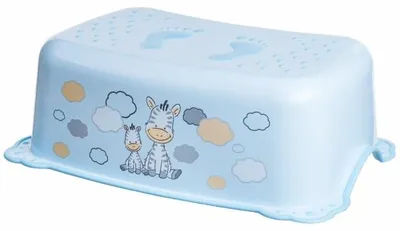 Zdjęcie produktu dla Podnóżek MALTEX 2K Zebra jasnoniebieski