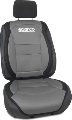 Obrázek produktu pro SPARCO SPCS424GR Univerzální potahy na sedadla automobilů Polyester PVC šedý přední