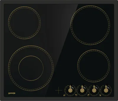 Zdjęcie produktu dla Gorenje - EC642CLB - Płyta szklano-ceramiczna - Czarny - Classic Line
