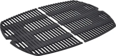 Produktbild von vhbw 2x Grillrost kompatibel mit Weber Q320, Q3200, Q3100 Gasgrill, Grill - Gusseisen 45,8 x 32,1 x 2,8 cm