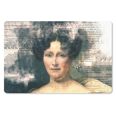 Produktbild von MuchoWow® Mauspad Mousepad Johanna Henriëtte Engelen - Dubois Drahonet - Zeitungsartikel 27x18 cm - Mousepads - Maus Mat - Pad - Mausunterlage - Büroartikel - Desk Matten