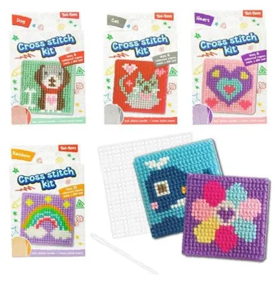 Produktbild von Toi-toys Bastel-Stickset zum Thema Kreuzstich