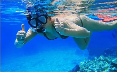 Image de HD panoramique masque de natation anti-buée lunettes durcies masque de plongée masque de tuba pour la plongée en apnée à sec natation (bleu clair)