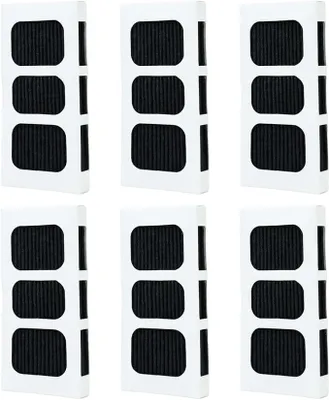 Kühlschrank-Luftfilter 6er-Pack, Kohlefaser, 9,4 x 4,5 x 2 cm