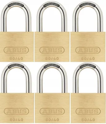 Produktbild von Abus 60/40 Messing Vorhängeschlösser mit Stahlbügel, Gleichschließend
