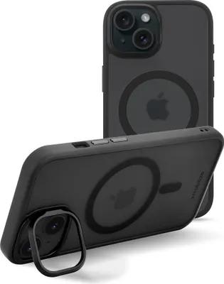 Produktbild von Mobilize Hybrid Pro iPhone 15 MagSafe Hülle Hardcase Backcover Stoßfest - Schwarz
