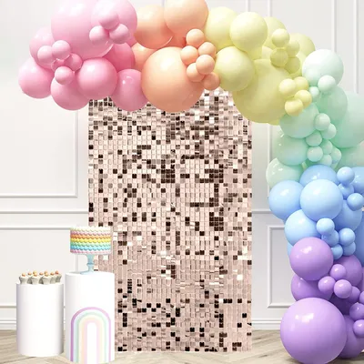 Image de Solidchoice - Panneaux décoratifs en champagne, effet doré, pour la décoration de mariage