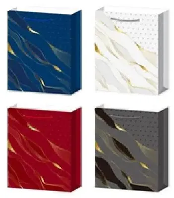 Zdjęcie produktu dla Torebka prezentowa mix wzorów 32 x 26 x 10 cm