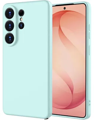 Obrázek produktu pro Pouzdro pro Samsung Galaxy S26 Ultra Měkký tekutý silikonové, nárazuvzdorné gumové pouzdro Tyrkysový