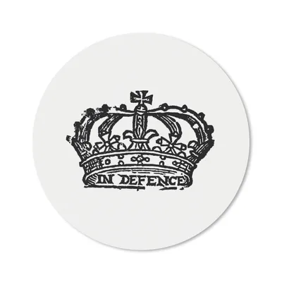 Produktbild von MuchoWow® Mauspad Mousepad Retro - Krone - Vintage 20x20 cm - Mousepads - Maus Mat - Pad - Mausunterlage - Schreibtischmatte
