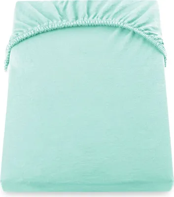 Immagine prodotto di Lenzuolo a soffietto 100% cotone Lenzuola per la camera da letto 120-140x200 Turchese chiaro
