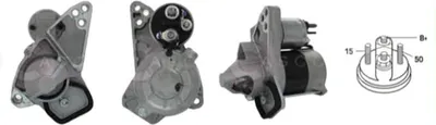 Imagen del producto de CASCO CST15278GS: Motor de arranque de 1 kW para RENAULT MEGANE III Grandtour (KZ0/1), 12V