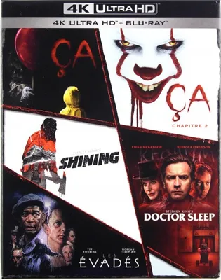 Produktbild von To / To: Rozdział 2 / Lśnienie / Doktor Sen / Skazani na Shawshank [BOX] [5xBlu-Ray 4K]+[5xBlu-Ray]