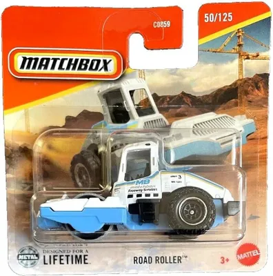 Immagine prodotto di Matchbox - Rullo compressore - 50/125 - JBT19 - Superfast Lesney - Mattel 2025