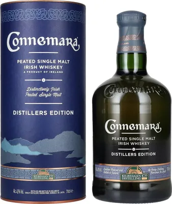 Produktbild von Connemara Distillers Edition Peated Single Malt + Box 700ml 43% Vol.