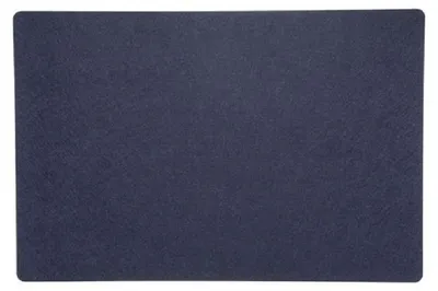 Produktbild von Rechteckiges Tischset - Filz - dunkelblau - 30 x 45 cm - mit runden Ecken - Tischdekoration